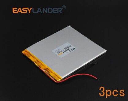3 Stks/partij 3.7V 4000Mah 508292 Oplaadbare Li Polymer Li-Ion Batterij Voor Tablet Pc Ipaq Power Bank Draagbare Dvd consument 058292
