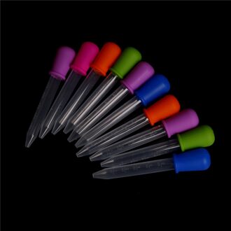 3 stks/partij 5ML Clear Silicone Plastic Baby Afdruipselglas Lepel Pipette Liquid Voedsel Dropper Buret