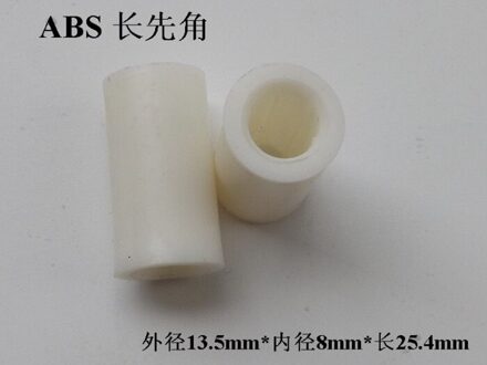 3 stks/partij ABS lange buis Biljart Pool adereindhulzen OD13.5mm/ID8mm/L25.4mm biljartkeu accessoires