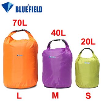 3 stks/partij Bluefield Outdoor Sport 20L 40L 70L Waterdichte Dry Bag voor Kano Kayak Rafting Camping