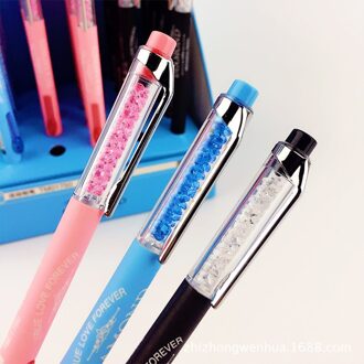 3 Stks/partij Cool Diamant Decoratie Vulpotlood Kawaii Briefpapier Automatische Potloden Voor Student Schrijven Office School Supply 0.7mm