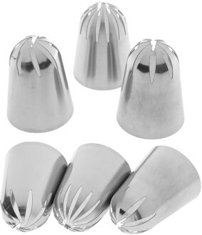 3 Stks/partij Diy Gebak 304 Rvs Icing Piping Tips Dessert Gebak Grote Nozzle Cake Decorating Gereedschap