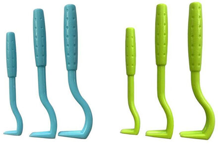 3 Stks/partij Huisdier Vlo Remover Tool Krassen Haak Remover Kat Hond Verzorgen Benodigdheden Tick Picker Flea Removal Tool Huisdier kam roos rood