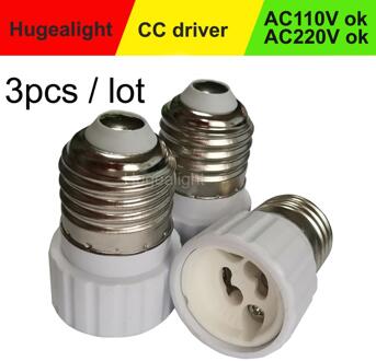 3 Stks/partij Light Bulb Adapter Converter Led E27 Om GU10 Socket Materiaal Lamp Holder Converters Socket Adapter Gloeilamp Basis type