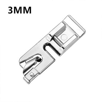 3 Stks/partij Mini Naaimachine Voet Presser 3Mm/4Mm/6Mm Rolzoom Voeten Set Voor huishoudelijke Naaien Accessoires 1stk 3MM
