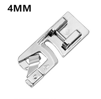 3 Stks/partij Mini Naaimachine Voet Presser 3Mm/4Mm/6Mm Rolzoom Voeten Set Voor huishoudelijke Naaien Accessoires 1stk 4MM