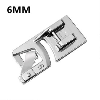 3 Stks/partij Mini Naaimachine Voet Presser 3Mm/4Mm/6Mm Rolzoom Voeten Set Voor huishoudelijke Naaien Accessoires 1stk 6MM