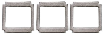 3 Stks/partij Vervanging Microfiber Reinigen Onderdelen Voor Ecovacs Winbot W830 Microfiber Mop Doek