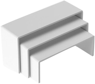 3 Stks/set 3Mm Acryl U Type Display Stand Kast Sieraden Opslag Rack Plank Opslag Houders & Rekken Thuis wit kleur