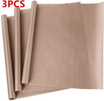 3 stks/set 40*60 cm Of 30*40 cm Herbruikbare Slip Bakmat Vel Olie-Proof papier Bakoven Tool Non-stick Per Roll Roze / 60x40 cm