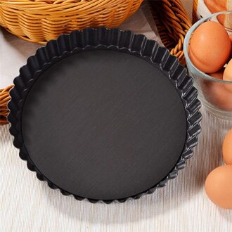 3 stks/set Aluminium legering non-stick Pizza Pan Quiche Pan Met Verwijderbare Bodem Losse Bodem cakevorm tart Pie Pan