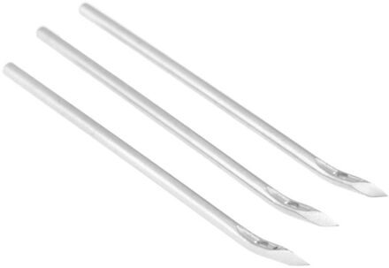 3 stks/set Auto Lock Stitch Naaien Priem Diamant Tip Naalden Lederen Craft Tool Reparatie Tool Leathercraft Naald Naaien Gereedschap stijl A