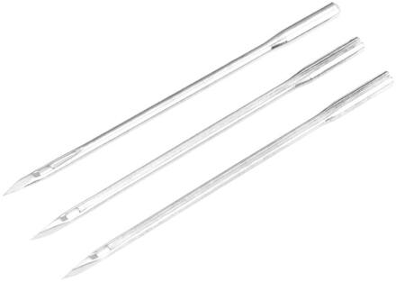 3 stks/set Auto Lock Stitch Naaien Priem Diamant Tip Naalden Lederen Craft Tool Reparatie Tool Leathercraft Naald Naaien Gereedschap stijl C