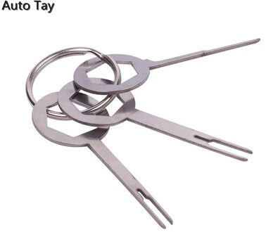 3 Stks/set Auto Terminal Removal Tool Kit Automotive Pin Extractor Plug Auto Reparatie Tool Kabelboom Crimp Puller Verwijder Tool