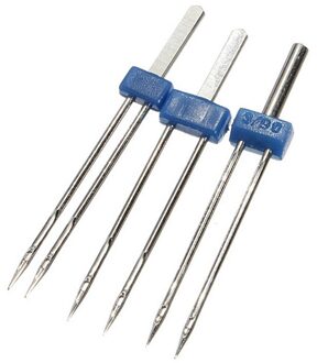 3 Stks/set Duurzaam Double Twin Naalden Spelden Naaimachine Accessoires Levert C66