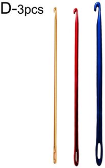 3 Stks/set Haak Naald, Aluminium Haaknaald Set, Breien Hand Knit Tool, Aluminium Naalden Haaknaalden, huishoudelijke Haak Haak D-3stk