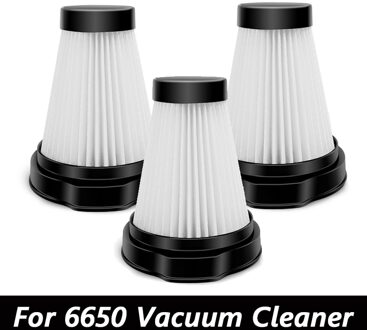 3 Stks/set Hepa Filter Voor Eafc 6650 Stofzuiger Vervangingen Accessoires Originele Hepa Filter