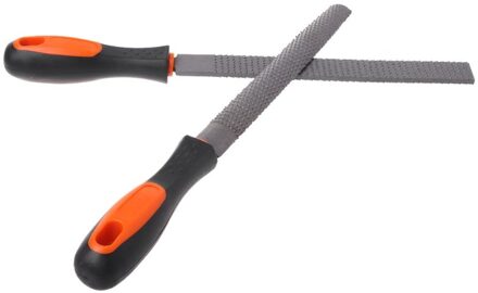 3 Stks/set Hout Rasp Staal Bestand Carving Platte Ronde Halfronde Vorm Metalen Bestand Houtbewerking Craft Handvat Tool