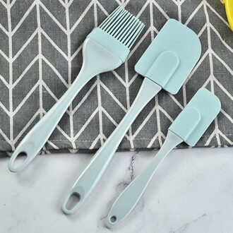 3 Stks/set Keukengerei Koken Levert Multi Purpose Blauw/Roze Taart Spatel Bakken Tools Siliconen/Pp Non-stok
