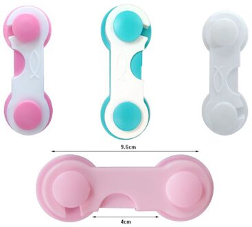 3 Stks/set Kinderen Veiligheid Protector Lock Cartoon Dolfijn Kind Veiligheid Vergrendelingen Laden Kasten Plastic Baby Veiligheid Sloten B-stijl