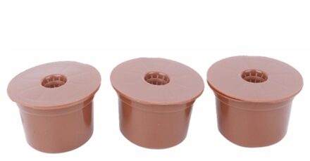 3 Stks/set Koffie Capsule Compatibel Met Caffitaly Capsule Koffie Machine Food Grade Pp + Rvs Filter Koffie Filter Cup