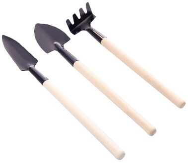 3 Stks/set Mini Tuingereedschap Tuinieren Schop Spade Set Mini Indoor Tuingereedschap Voor Vrouwen Kids Huis Planten