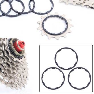 3 Stks/set Mtb Bodem Gegroefde Installeren Vliegwiel Pakking Aluminium Hub Wasmachine Verwisselbare Mountainbike Vervangende Onderdelen