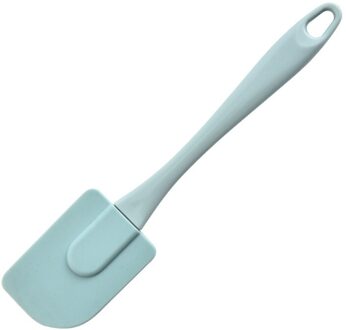 3 Stks/set Siliconen Kookgerei Spatel Barbeque Bbq Borstel Hittebestendige Cake Schraper Multifunctionele Bakken Tools blauw groot Scraper