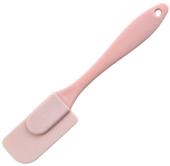 3 Stks/set Siliconen Kookgerei Spatel Barbeque Bbq Borstel Hittebestendige Cake Schraper Multifunctionele Bakken Tools roze klein Scraper