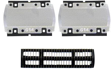 3 stks/set Top 614 folie + Cutter Voor BRAUN PocketGo 614 350 355 370 375 5614 5615 p10 Scheerapparaat Scheermes