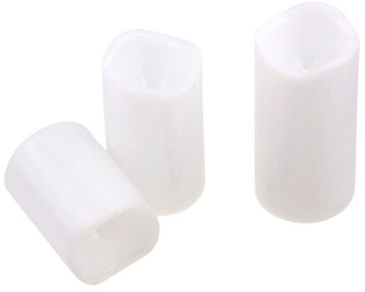 3 Stks/set Veranderende Kleuren Led Kaarsen Afstandsbediening Vlamloze Wax Kaars Ivoor Kaars Light Party Thuis Kamer Decoratie