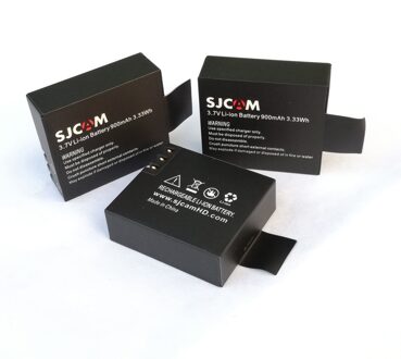 3 Stks SJCAM SJ4000 batterij SJ5000 SJ5000X SJ6000 SJ8000 SJ7000 SJ9000 M10 Action camera batterijen fit EKEN 4 K H8 H9 explorer