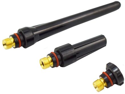 3 Stks TIG Torch Deel Accessoire-Lange Medium Korte Back Caps Kit 57Y02 57Y03 57Y04 Voor 17/18/26 Serie Lastoorts