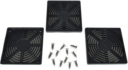 3 Stofdicht 120 Mm Case Fan Stoffilter Voor Pc Computer