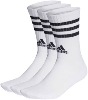 3-Stripes Cushioned Sportswear Crew Sokken (3-pack) wit - zwart - 43-45
