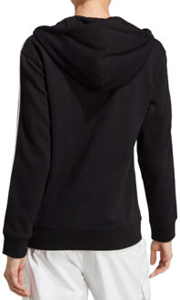 3 Stripes French Terry Sportjas Dames zwart