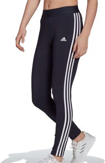 3-Stripes mid waist trainingslegging met logoprint Donkerblauw