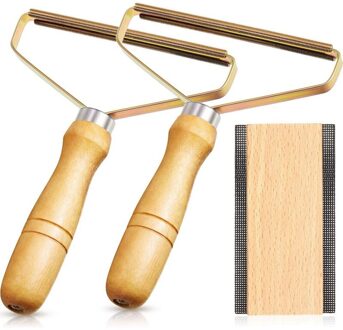 3 Stuk Draagbare Kapok Remover En Multi-Stof Trui Kam Met Stalen Gaas, katoen Wol Roller Handleiding Wol Trui Voor Wol Pr