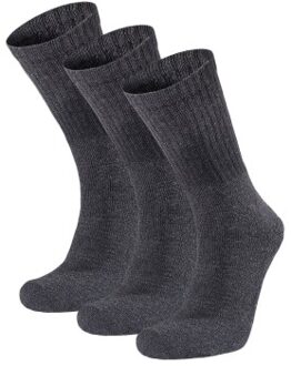 3 stuks Basic Cotton Sock Grijs,Zwart,Versch.kleure/Patroon - Maat 35/38,Maat 39/42,Maat 43/46