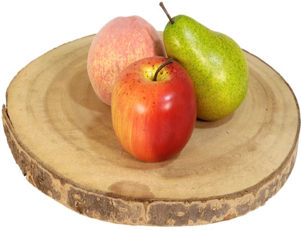 3 stuks fruit Perzik appel sinaasappel