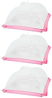 3 Stuks Groente Covers Opvouwbare Voedsel Covers Stofdicht Covers (Assorti Kleur)
