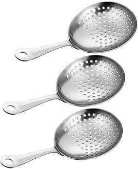 3 Stuks Julep Theepot Bar Zeef Cocktail Zeef Rvs Cocktail Zeef Lepel Voor Cocktail Drankjes Thuis