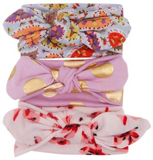3 Stuks Kids Bloemen Hoofdband Haar Meisjes Kindje Strik Accessoires Haarband Setfashionable Baby Mooie Headress Voor Fotoshoots