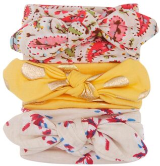 3 Stuks Kids Bloemen Hoofdband Haar Meisjes Kindje Strik Accessoires Haarband Setfashionable Baby Mooie Headress Voor Fotoshoots