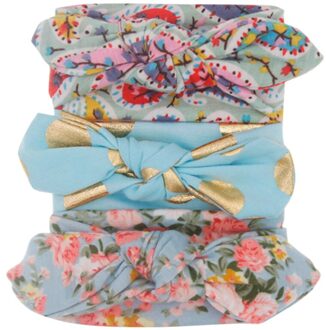 3 Stuks Kids Bloemen Hoofdband Haar Meisjes Kindje Strik Accessoires Haarband Setfashionable Baby Mooie Headress Voor Fotoshoots