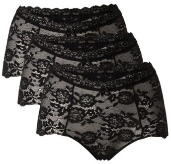 3 stuks Lace Maxi Beige,Bruin,Zwart,Versch.kleure/Patroon,Blauw,Groen,Roze,Lila - Small,Medium,Large,X-Large