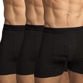 3 stuks Men Bamboo Boxer * Actie * Zwart - Small,Medium,Large,X-Large,XX-Large