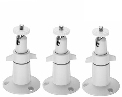 3 Stuks Metalen Veiligheid Wall Indoor Outdoor Verstelbare Mount Muur/Plafond Beveiliging Beugel Voor Arlo Of Arlo Pro Camera cam zwart