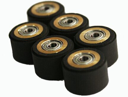 3 stuks Mimaki Skycut Roland CAMM Graphtec CE5000 120 Liyu Snijplotter Vinyl Cutter Pinch Roller Wiel Roll Feed Rubber koper 4x10x14