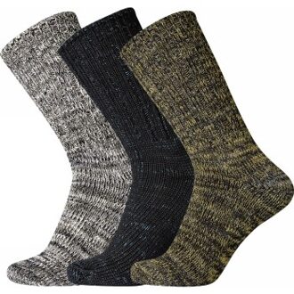 3 stuks Multi Colour Socks Versch.kleure/Patroon - Maat 36/41,Maat 40/45,Maat 45/48